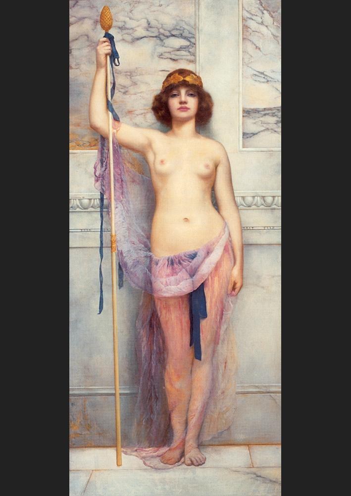 John William Godward A Priestess